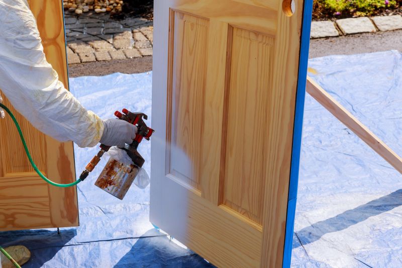 Exterior Door Painting detail