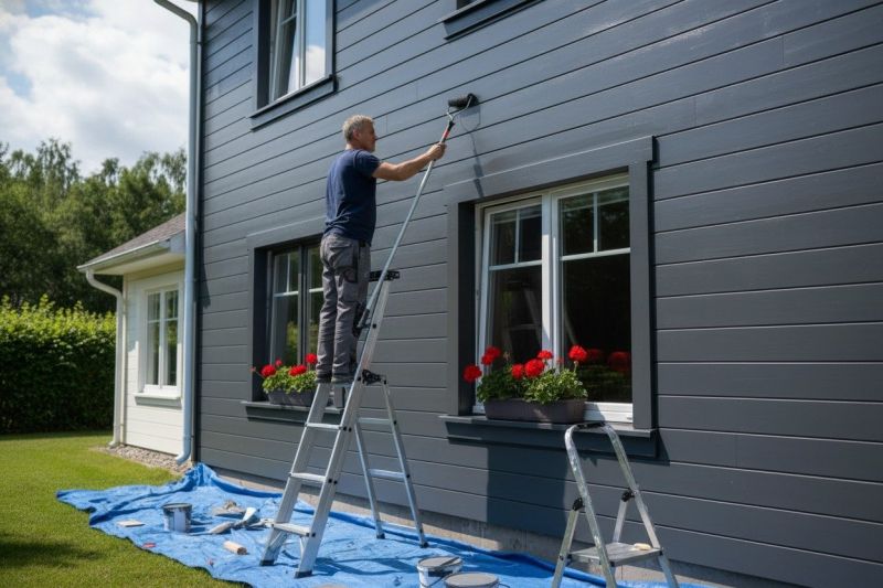 Residential Siding Painting