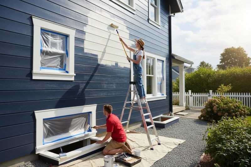 Vinyl Siding Painting